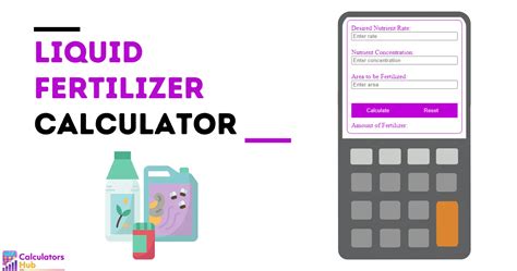 Liquid Fertilizer Calculator Online