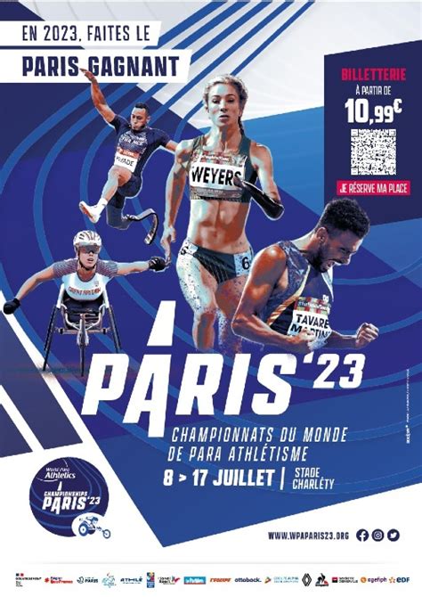 Championnats du Monde de Para Athlétisme PARIS 23