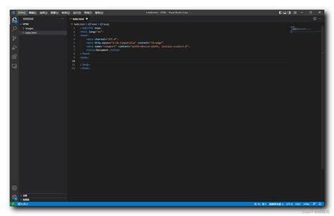 【开发环境】vscode 开发环境 下载安装 Vscode 使用 Vscode 资源管理器 生成 Html 骨架代码 设置