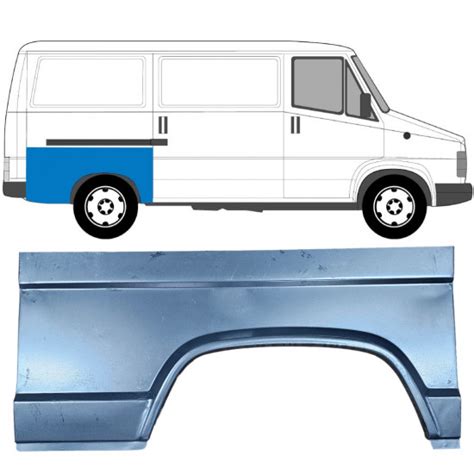 Front Reparationsdel Til Dørpanel Sæt Fiat Ducato C25 J5 1981 1994