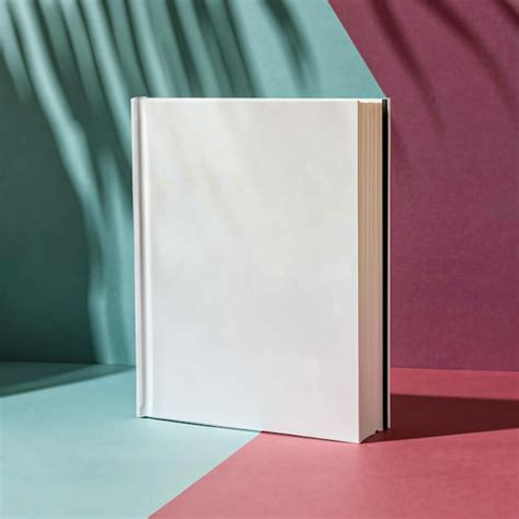 Premium Photo White Book Mockup