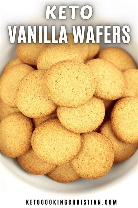 Keto Vanilla Wafers Crisp Buttery And Melt In Your Mouth Delicious