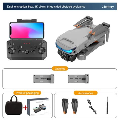 Ls Xt Drone New K Hd Dual Camera Foldable Rc Drone Fpv Altitu