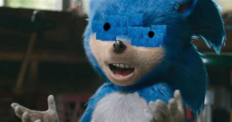 Sonic Movie With Dot Eyes CGI Sonic Edits Know Your Meme