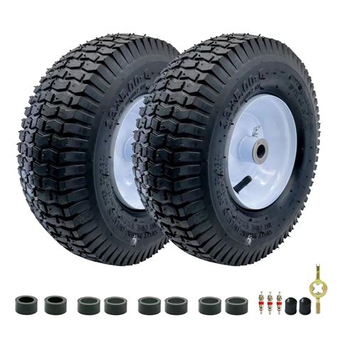 2 Pack Of 13x500 6 Wheels13 Pneumatic Tiressteel Rim And 34or 5