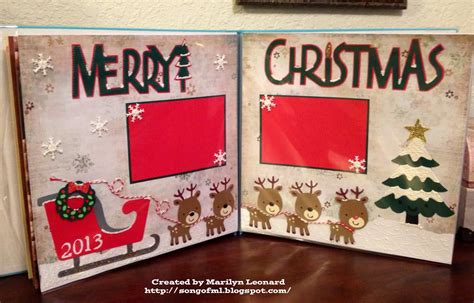 ~ Marilyns Crafts ~ Christmas Scrapbook Layout