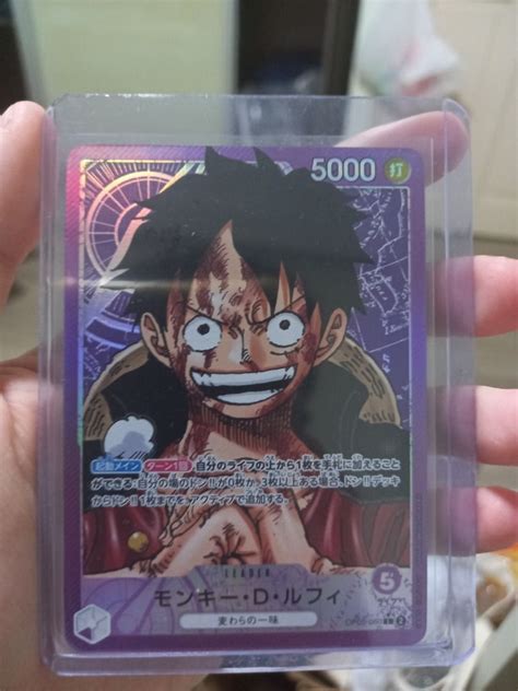 Luffy Ldr OP5 One Piece TCG Card Parallel AA Hobbies Toys Toys