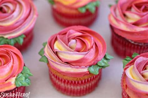 Rosette Cupcakes Sugarhero