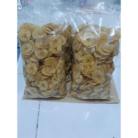 Jual Keripik Kripik Pisang Agung Manis Khas Lumajang Kemasan Gr