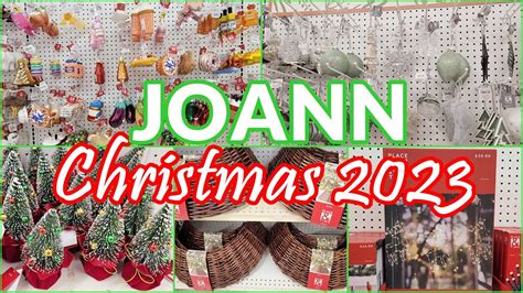 JOANN FABRICS CHRISTMAS DECOR 2023 SNEAK PEEK CHRISTMAS ORNAMENTS