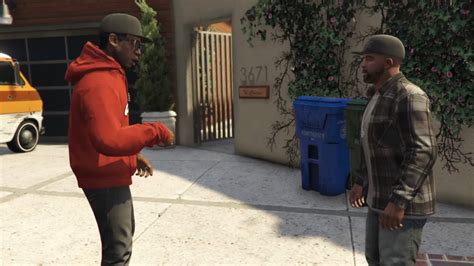 Play As Franklin Lamar Short Trip Mission Strand All Cutscenes GTA