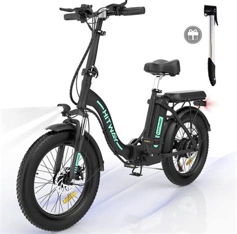 Hitway Bk Elektrische Fiets Opvouwbare E Bike Inch Fat Tire