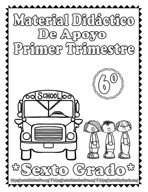 Material didáctico de apoyo del sexto grado para el primer trimestre