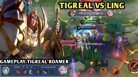 Gameplay Tigreal Rusu Buff Ling Build Top Global Tigreal Mobile