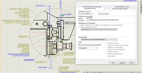 Pb De Bullage Sur Mise En Plan Solidworks Forum MyCAD