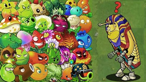 Pvz Gameplay Every Peashooter And Old Plants Use Plant Food Vs