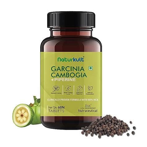 Naturkult Garcinia Cambogia For Weight Loss With 60 HCA And Piperine