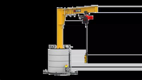 Mobile Slewing Jib Crane Type Mob As Vetter Krantechnik