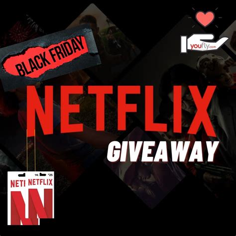 Μεγάλος διαγωνισμός Black Friday για δωροκάρτες Netflix