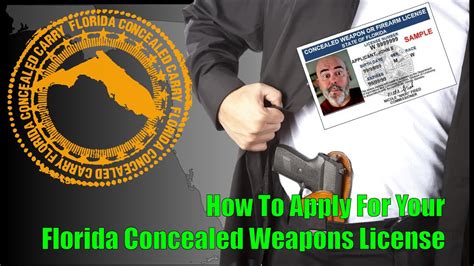 How To Apply For Florida Concealed Weapons License Youtube