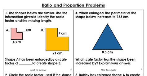 Year 6 Ratio And Proportion Problems Lesson Classroom Secrets Classroom Secrets