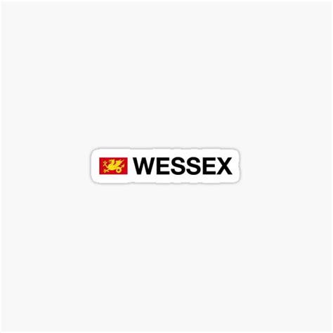 "Wessex Flag Aesthetic." Sticker by CityNoir | Redbubble