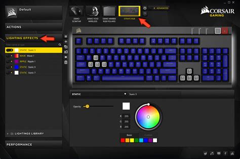 How to Save Corsair Strafe RGB Keyboard Colour Profiles to the Device.