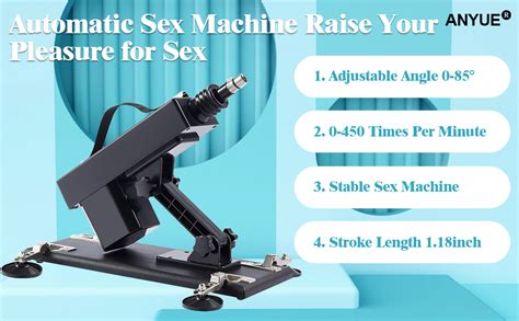 ANYUE Automatic Sex Machine Devices With Silicone Dildo Attachments For