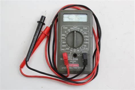 Craftsman Digital Multimeter Property Room