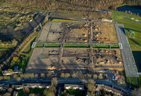 Dinslaken Aus Der Vogelperspektive Baustelle Zum Neubau Einer