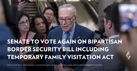 Senate To Vote Again On Bipartisan Border Security Bill Including