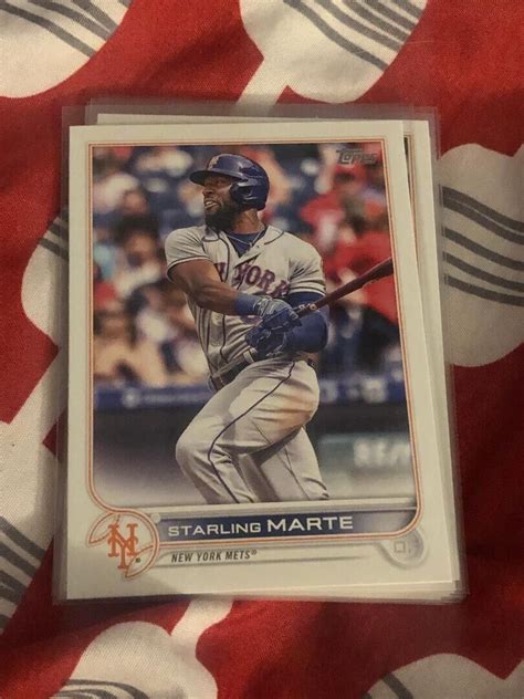 N16 2022 Topps Update Base Starling Marte New York Mets EBay