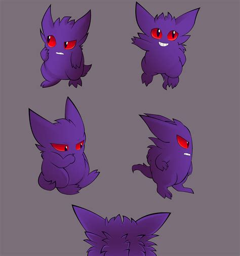 Chonky Fluffy Gengar Lad By Quilaviper On Deviantart