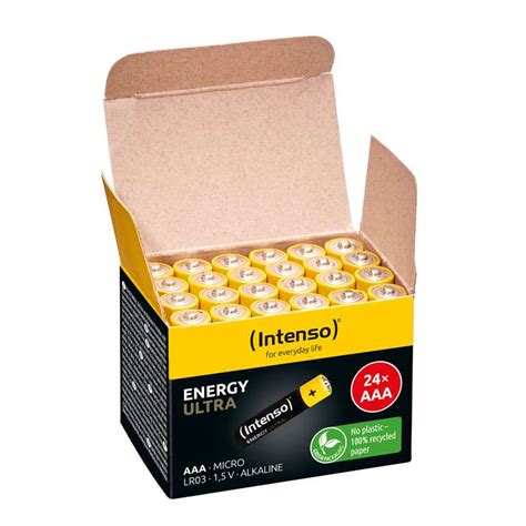 Lot De Piles Intenso Energy Ultra Aaa Micro Lr Dealabs