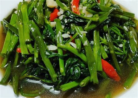 Resep Kangkung Saos Tiram Oleh Fabiankenwi Cookpad