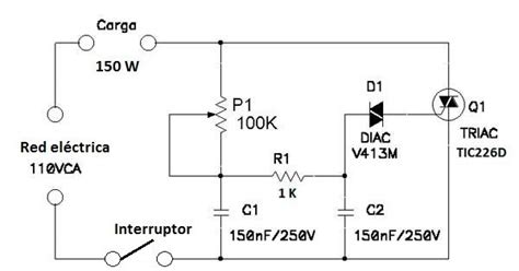 Regulador De Luz A Triac Electr Nica Joan