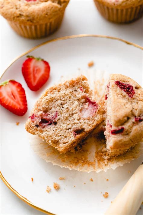 Vegan Strawberry Muffins Healthy Easy The Simple Veganista