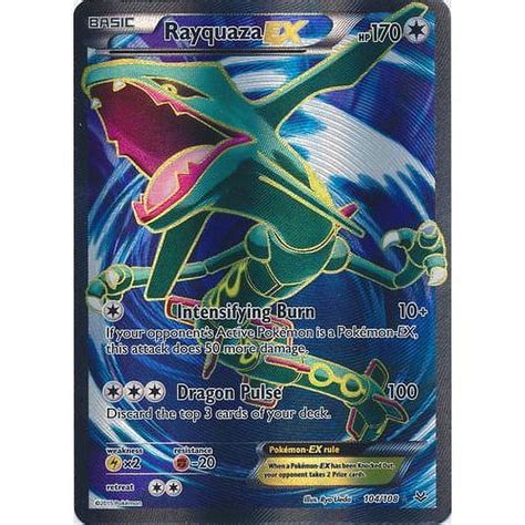 Pokemon Xy Roaring Skies Rayquaza Ex 104 108 Full Art Ultra Rare