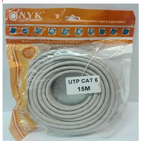 Jual Kabel Lan Utp Cat Cat Panjang Meter Nyk M Shopee Indonesia