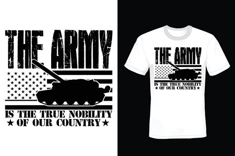 Army T shirt design, vintage, typography 8126291 Vector Art at Vecteezy