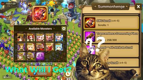 Summoners War Opening 300 Mystical Scrolls And New SWC Scrolls