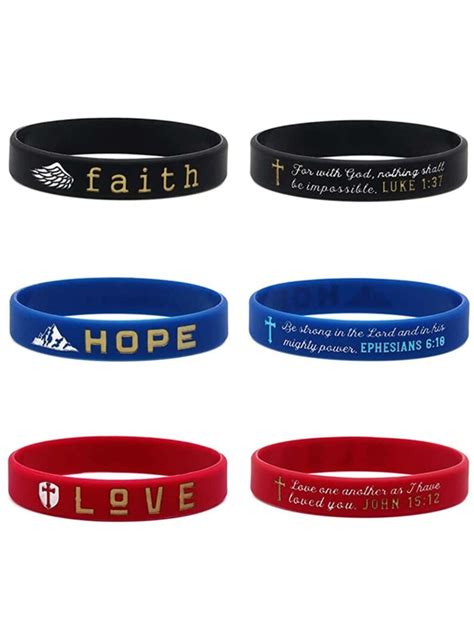 Pc Christian Bible Verse Hope Love Faith Luke John Ephesians Rubber