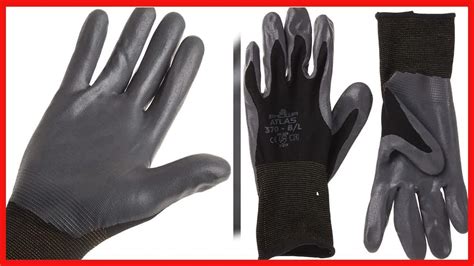 Great Product Showa 370bl 08 Atlas 370b Nitrile Palm Coating Glove