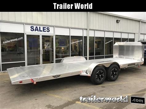 Aluma H Anniversary Edition Aluminum Tilt Bed Open Car Hauler