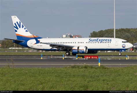 Aircraft Photo Of TC SOL Boeing 737 8 Max 8 SunExpress AirHistory