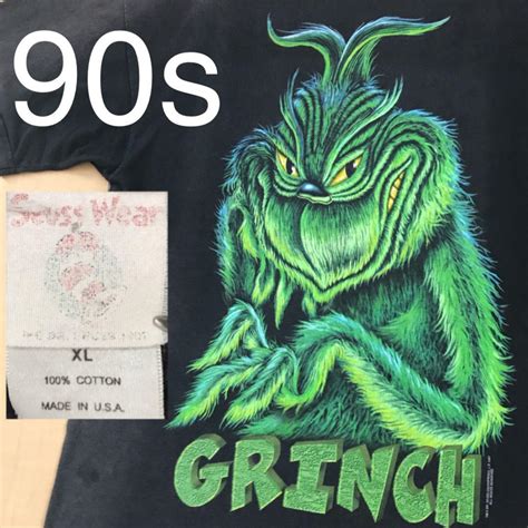 激レア グリンチ Grinch 1997年製ヴィンテージ Tシャツ Seuss メルカリ