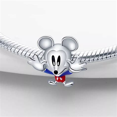 Zawieszka Srebro Charms Koralik Do Pandora Disney Myszka Mickey