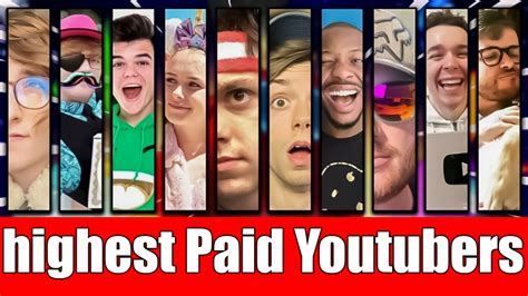 Top 10 Highest Paid Youtubers Of 2023 Youtube