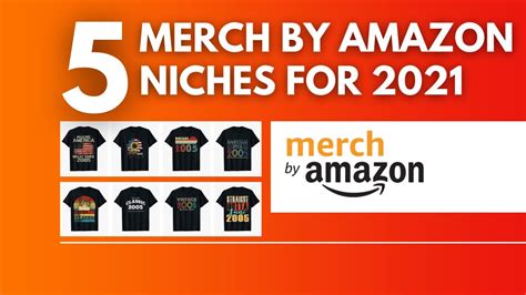 5 Merch By Amazon T Shirt Niches For 2021 YouTube