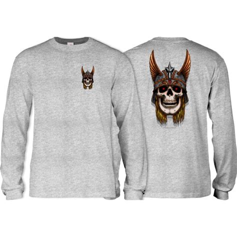 Powell Peralta Andy Anderson Skull Mens Long Sleeve T Shirt